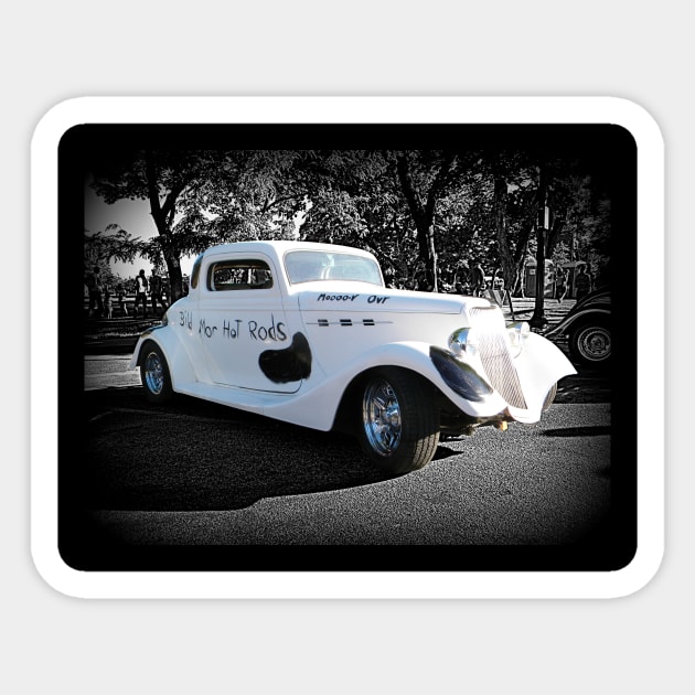 3 window '34 Ford Sticker by Hot Rod America